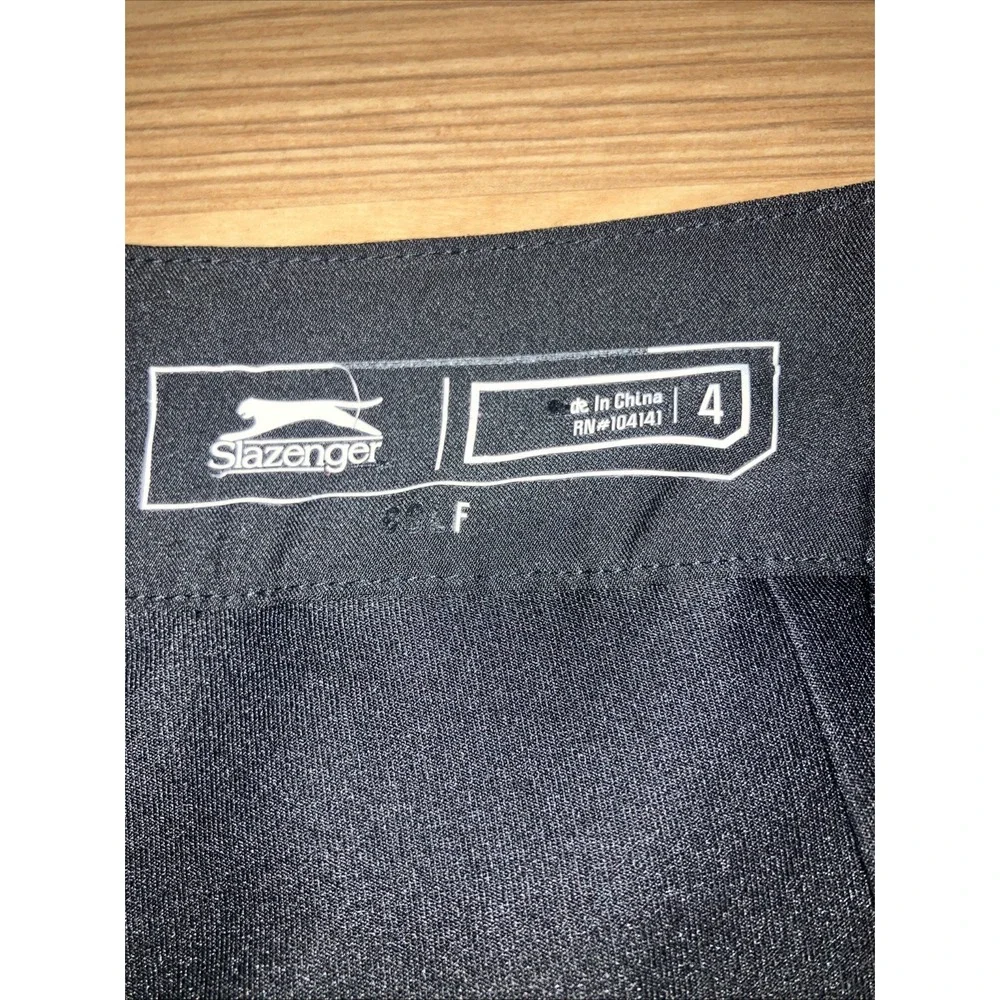 Slazenger Sz 4 Golf‎ Tennis Skirt Skort Soho Colorblock Black Blue White